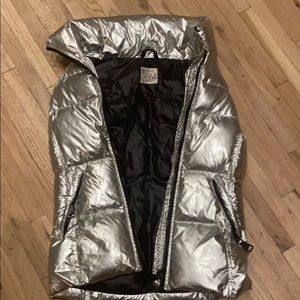 Sam silver metallic vest